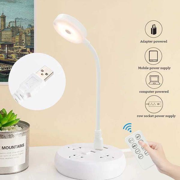 LED Ophthalmic Care Book Light Remote Control Dimmable Mini Circular Reading Desk Light USB Plug Laptop Keyboard Light Night Light X241122