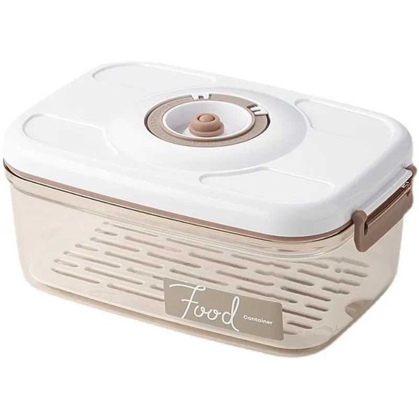 Storage Bottles Jars Vacuum sealed canister household fresh-keeping box refrigerator food storage containers drainable kitchen organizers fr