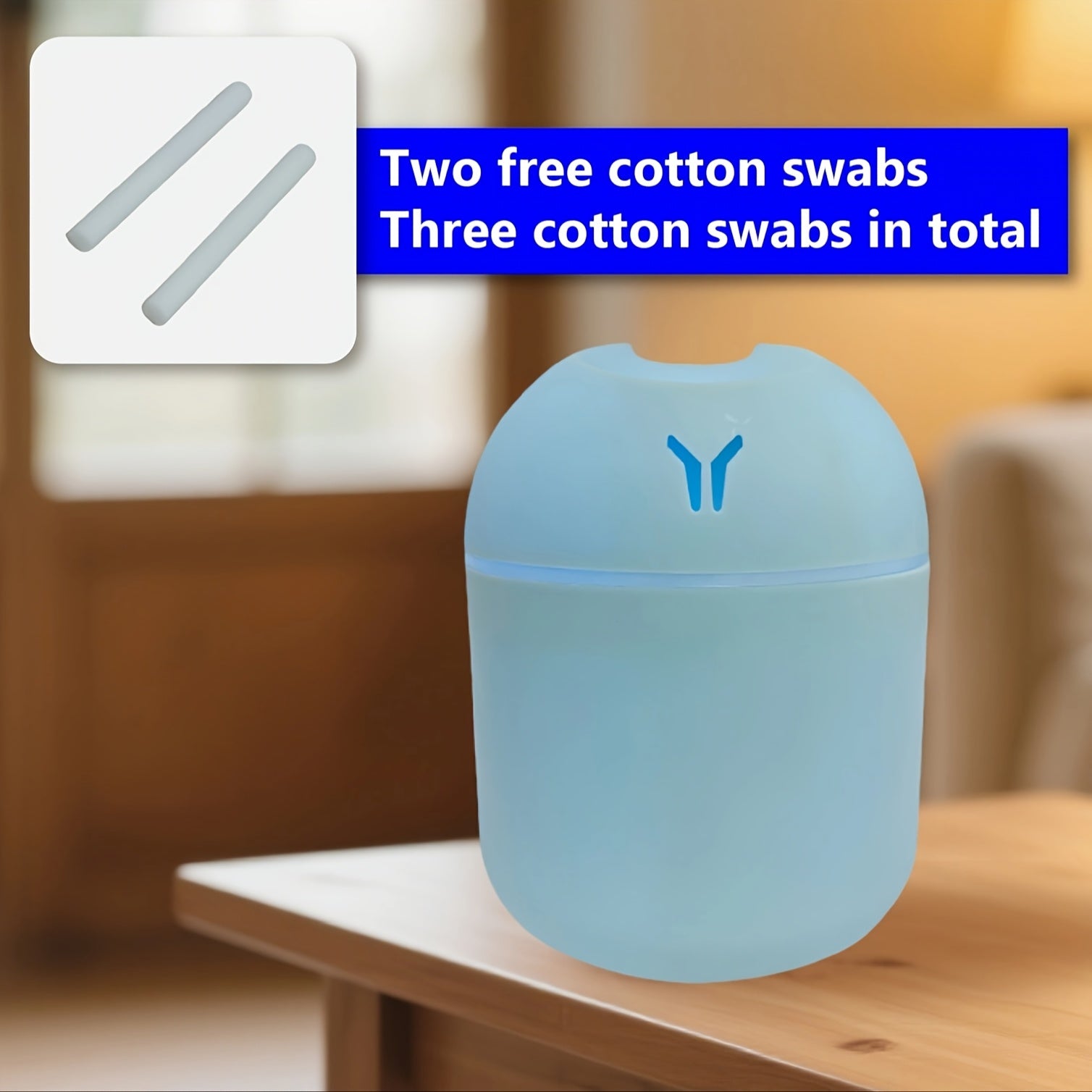 TEMU Aromatherapy And Humidifier With Cool Mist Night Light Usb Powered, White Cylindrical Design For , Healthy Plants, And Relaxing Ambiance In