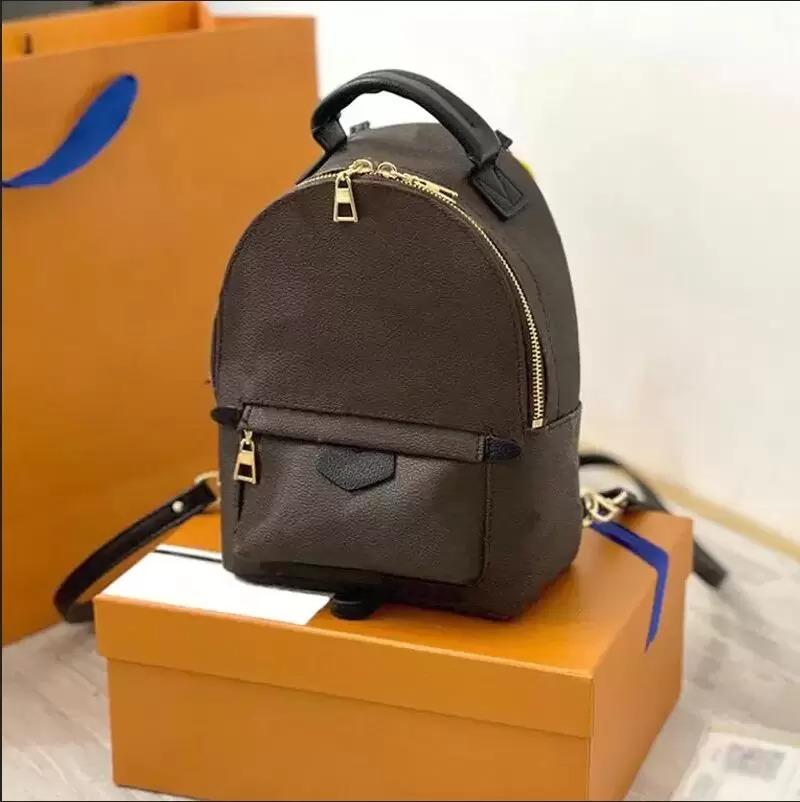 Women Mini Luxurys Designer Backpack Lady PU Leather Lvs Backpacks 5A Quality Fashion Louise Viuton Girls School Bags Purse