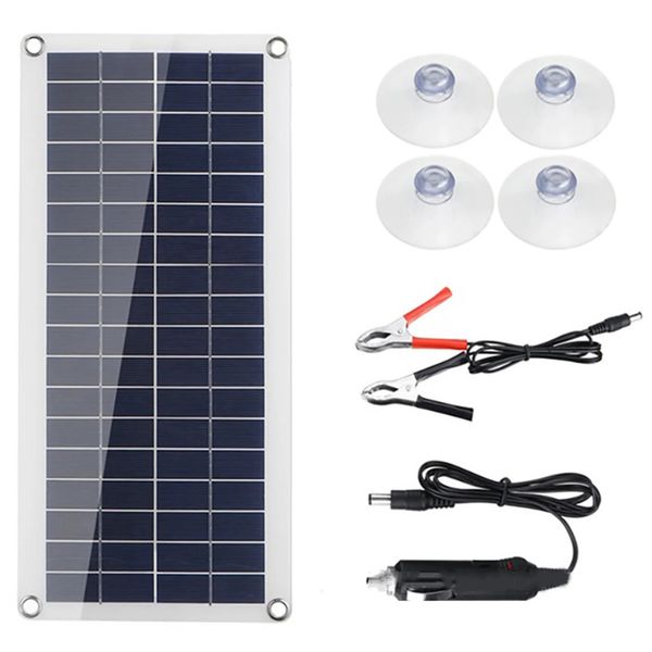 Other Electronics 50W Solar Panel 12V Trickle Cell Controller Maintenance For RV Car Charger Outdoor Battery Supply Camping 231030