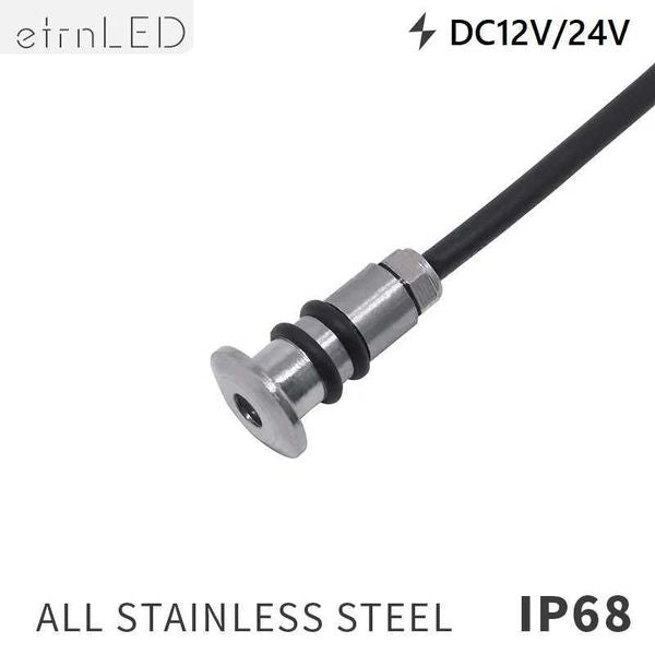 etrnLED Mini Garden Deco Light Outdoor Terrace Floor Lamps Waterproof Spotlight 12V 24V Counter Step Stairs Ground Spot Led IP68 CL240813