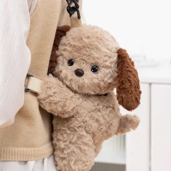 2024 Cute Plush Toddler Backpack Cute Backpacks Dog Doll Messenger Bag Kid Backpacks Child Girl Mochila Infantil MeninaXJ241219