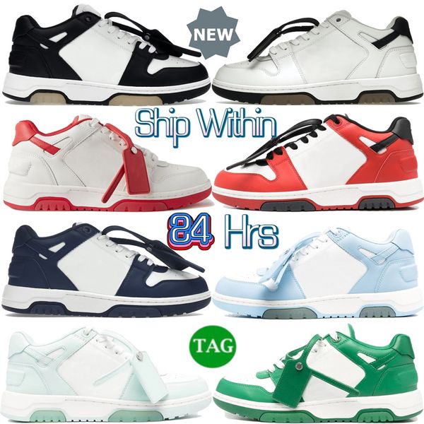 Fashion designer shoes virgils 30MM Low Tops out of office Leather white black blue grey red orange pink sand beige green mens luxury casual