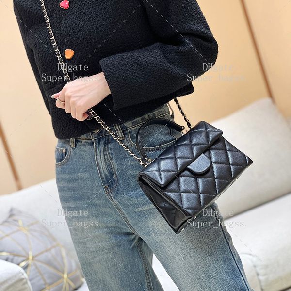 20A mirror quality luxury handbag 21cm totebag designer shoulder bag women&#039;s crossbody bag chain bag with box YC475