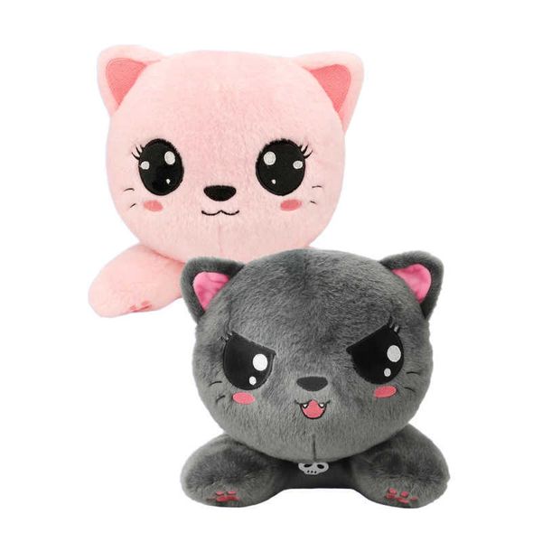 Plush Dolls Cats Plush Pink Grey Cat Day Gift Toy Cute Meow Cat