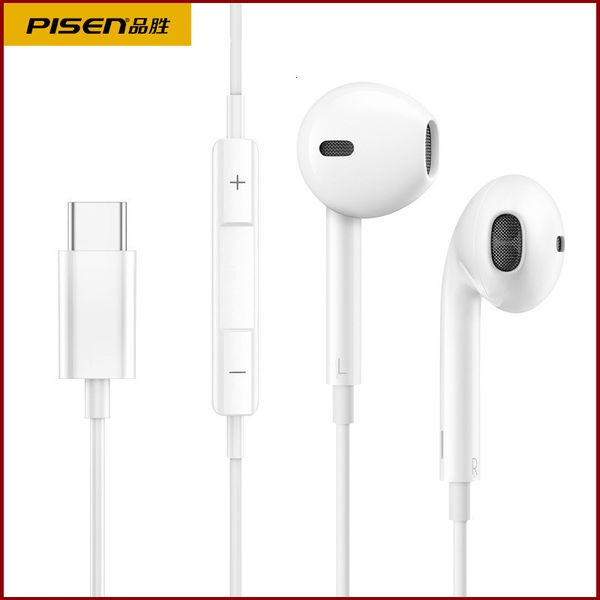 Pinsheng Typec Semi In Ear Wired Earphones With Wired Control And Microphone For Gaming Suitable For Huawei Xiaomi Honor