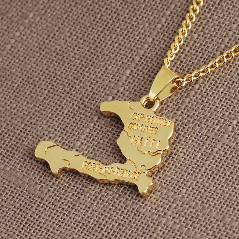 TEMU 1pc, Fashion Necklaces, Simple Necklaces, Delicate Necklaces, Pendant Necklaces, Map Pendant Necklaces, Christmas Gifts, Simple Jewelry, Fashion