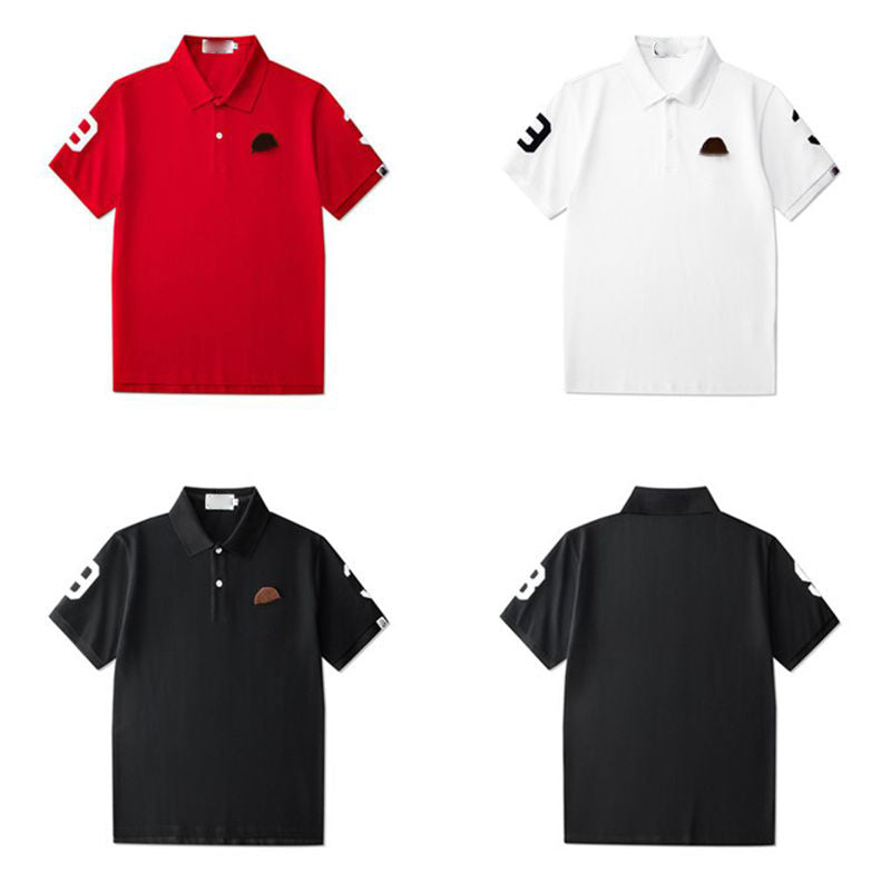 Designer Men&#039;s Polos shirt embroidered logo simple fashion summer men and women casual loose polo collar short sleeve T-shirt