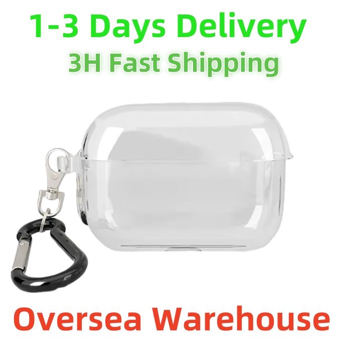 USA And EU Stock For pro 2 air pods 3 4 Max Earphones airpod Bluetooth Headphone Accessories Solid Silicone Cute Protective Cover Wireless Charging