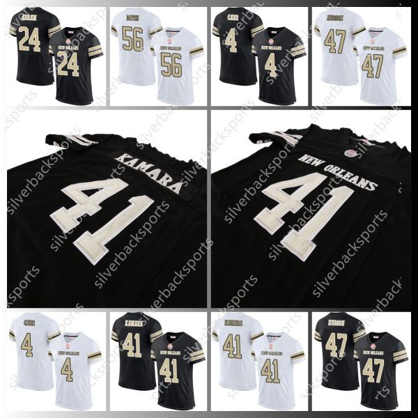 Mens-Youth Custom Shxinet Football Stitched Jerseys Derek Carr 12 Chris Olave Jarvis Landry Tyrann Mathieu Football 41 Alvin Kamara 2 Jameis