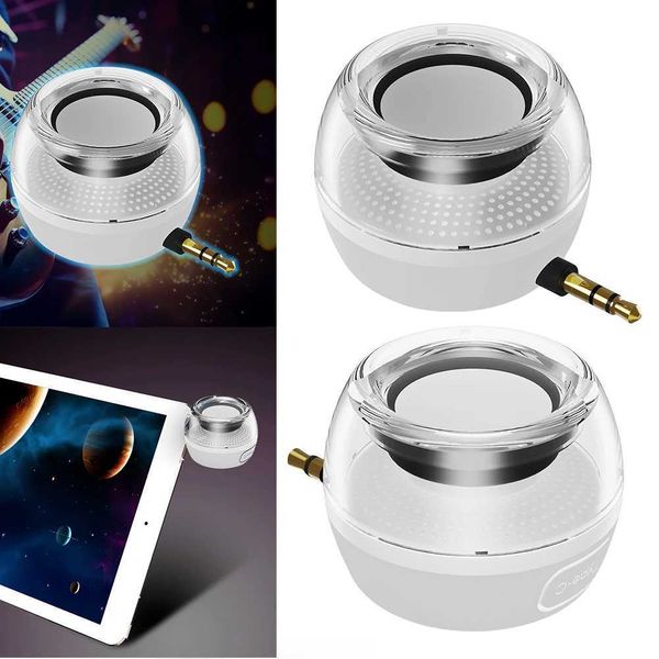Loudspeaker box Mini Portable Speaker HIFI 3D Surround Wireless Powerful Crystal Speaker 3.5mm AUX Loud Speaker for Smart Phone Tablet Z2410
