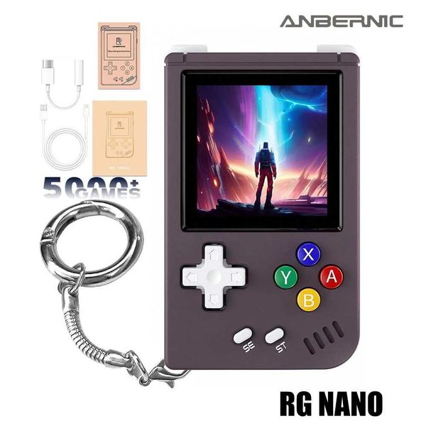 ANBERNIC G Nano Handheld Game Console Portable Retro Video Games Consoles Hand Held Aluminum Alloy CNC Music Player 1.54Inch IPS Z241226