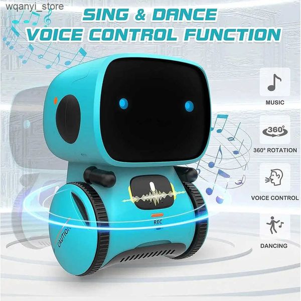 Electronics Robots Toy Robot Intelligent Robot Russian English and Spanish versions Voice and Touch Control Toy Interactive Education RC Rob