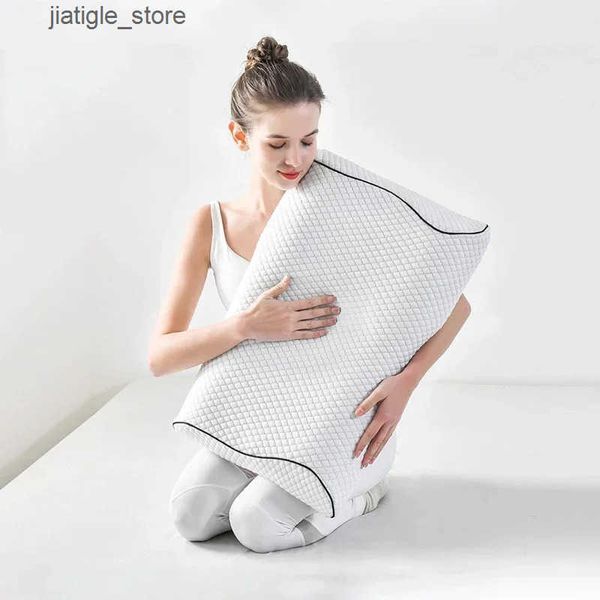 Massaging Pillowws Memory Foam Sleeping Slow Rebound Massage Health Care Pain Release Cushion Neck Support Orthopedic Pillow Bedding J241219