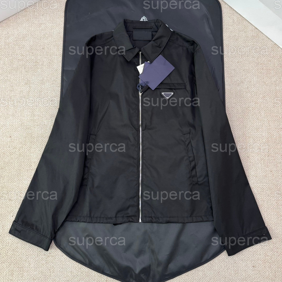 Men&#039;s plus size Outerwear Coats Nylon Jacket Designer Jacket hoodie hooded casual fashion color stripe printing top quality wild breathable 4g3