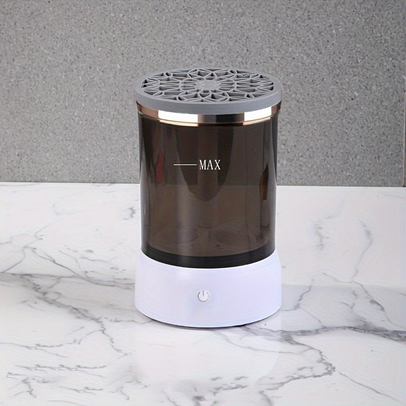 TEMU Multifunction Electric Makeup Brush Cleaning Machine, Usb Powered Quick Cleaner For Makeup Tool, & Dust-proof 3 In 1