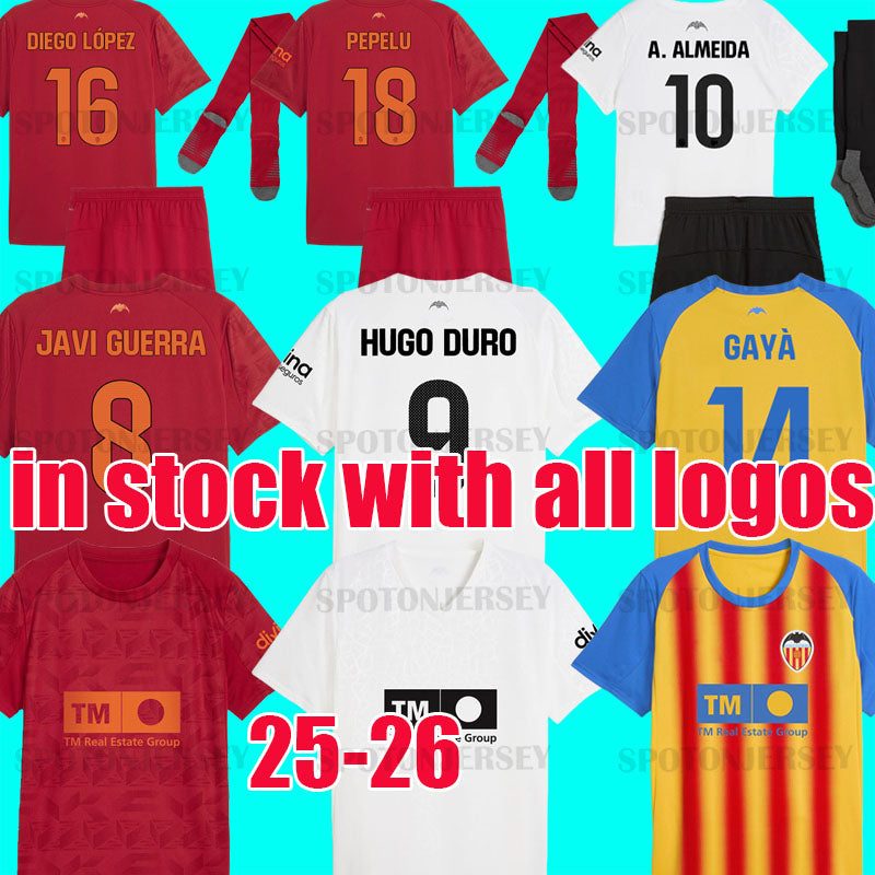 valencia cf jerseys 25 26 camisetas de futbol men kids kit Valencia football shirts 2025 2026 third kids kit camiseta vcf HUGO DURO GAYA MUSAH HUGO