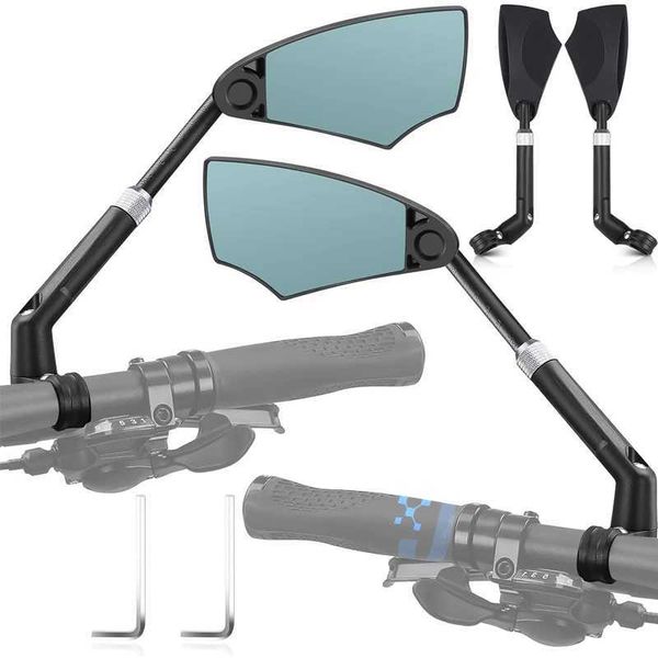 Bicycle Mirror Handle Rear View Anti glare Scooter Mirror Bicycle Accessories View Wide Range Rear View Reflection W241113