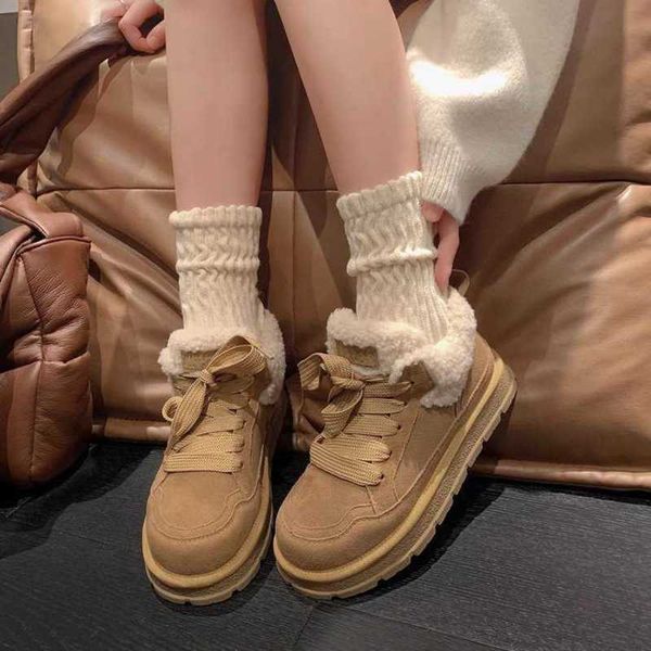 Free Shipping Designer Shoes Outdoor Sneakers Sports Platform Running Wool Sheepskin Winter Breathable Athleisure Runners Trainers Mens Wome