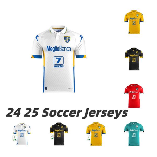 24 25 Frosinone Soccer Jerseys CHEDDIRA BAEZ ROMAGNOLI camisetas de futbol OKOLI KAIO JORGE CASO MAZZITELLI CUNI Football Shirts Short Sleev