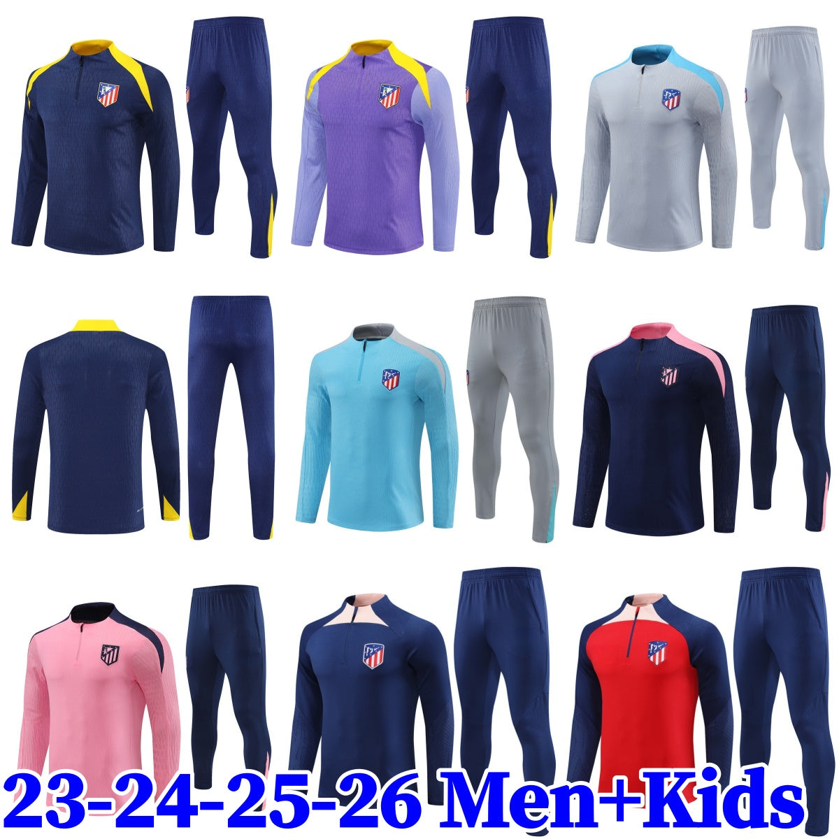 Atleticos football tracksuit MaDrid GRIEZMANN 25 26 LLORENTE KOKE ALEX BAENA ALMADA ATM football shirt kids kit sets ALVAREZ 2025 GALLAGHER shirts t