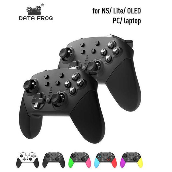 Game Controllers Joysticks Private Model Adhesive Switch Wireless Bluetooth Controller with Vibration 6-Axis Sensory Switch Pro Gaming Contr