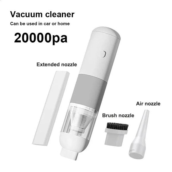 5000PA wireless car vacuum cleaner portable mini handheld smart home dualuse Mi dust collector 240824