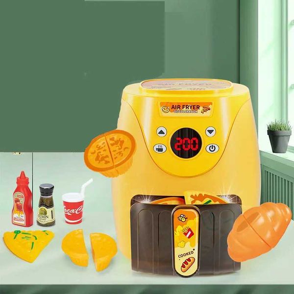 Air Frying Toys Simulate Kitchen Utensils Color Changes Food Childrens Gifts Timer Kitchen Utensils Pretend to Play Frying X241107