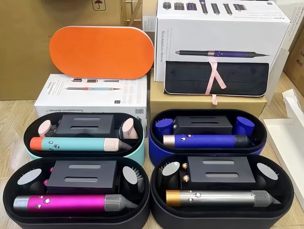 wholesale dryer set New HS05 Complete 8 Heads Multi-functional Professional Salon Hair Dryer Tool EU UK US Plug Curg Iron Set with Accessory