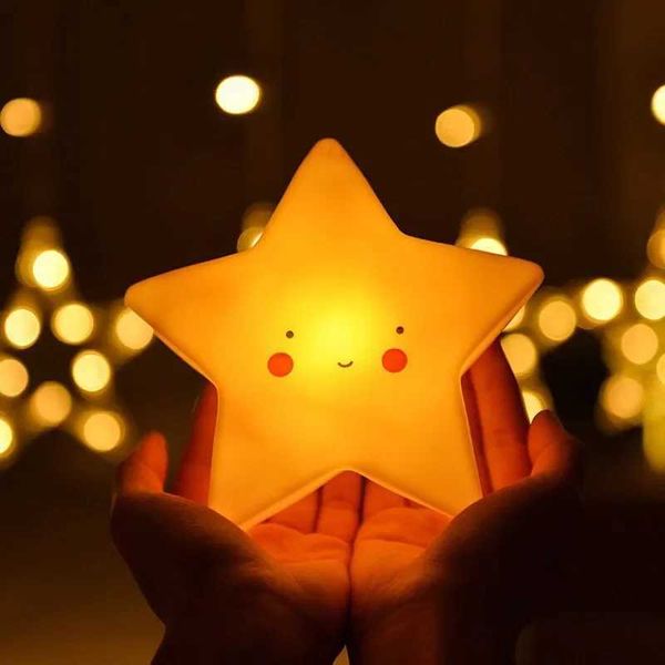 Mini LED Night Light Cartoon Fantasy Star Moon Interior Lighting Bedside Light Baby Room Decoration Children Gift Toy Night LampLX241030