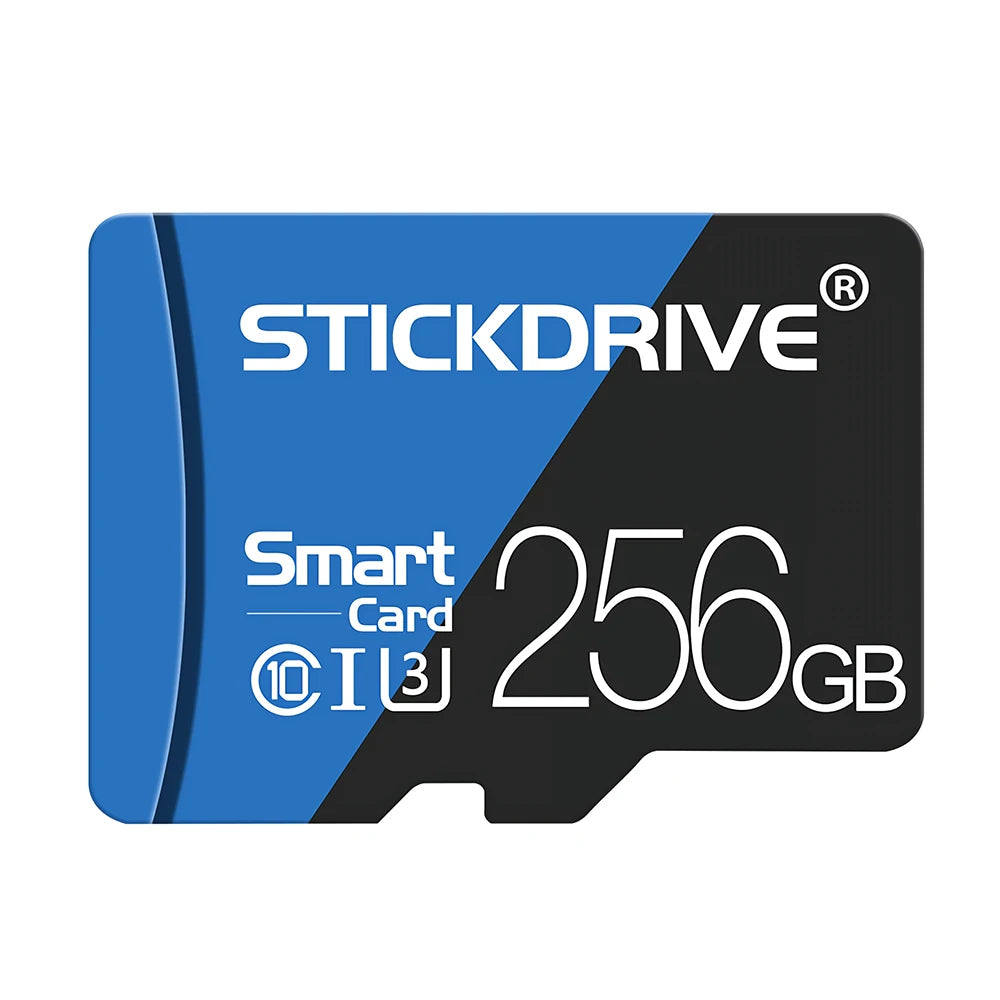 Stickdrive CLASS10 U3 U1 TF Memory Card 32G 64G 128G 256G High Speed Driving Recorder TF Card Camera Monitoring Card wit