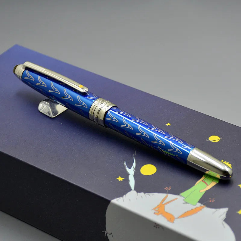 wholesale Hot sales Little Prince Blue 163 Roller Ballpoint - Fountain pen office stationery fashion Write ball pens No Box