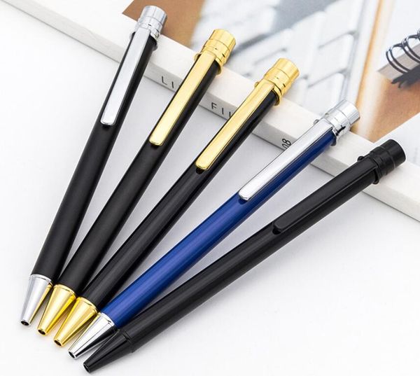 Ballpoint Pens Wholesale High Quality Santos Metal Pen Slender Pole Design Stationery School Office Supplies Writing Smooth Ball Pne Dhdty
