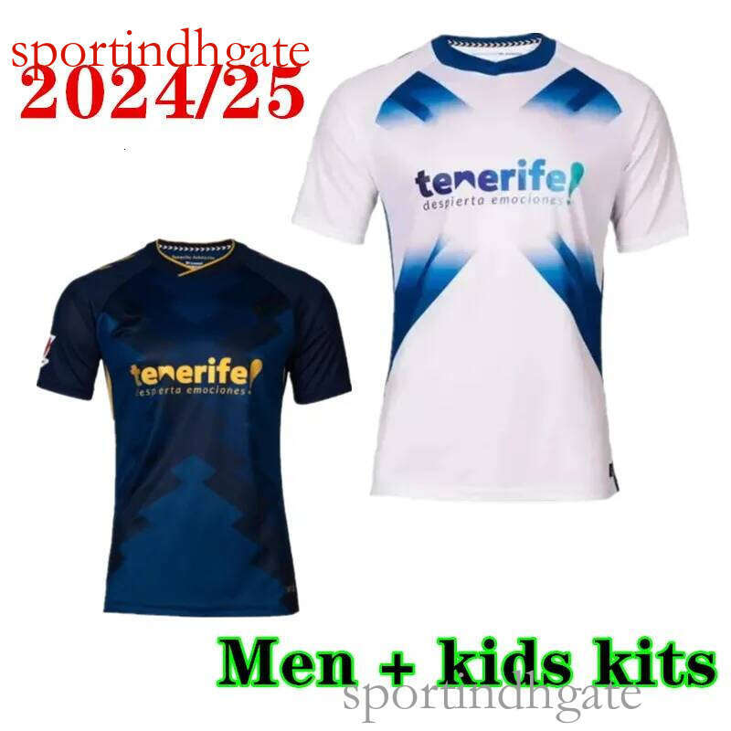CD Tenerife 2023 2024 & Soccer Jersey, Mens Boys Breathable Football Shirt Kits, GALLEGO ZORRILLA MO DAUDA BUNUEL ROMERO SIPCIC MARTINEZ Home Away U