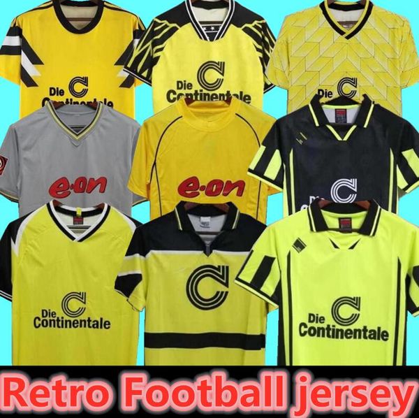 retro Dortmund 1988 1989 1994 1995 1996 1997 1998 2000 2001 soccer jerseys 00 02 classic football shirts Lewandowski ROSICKY BOBIC KOLLER 95