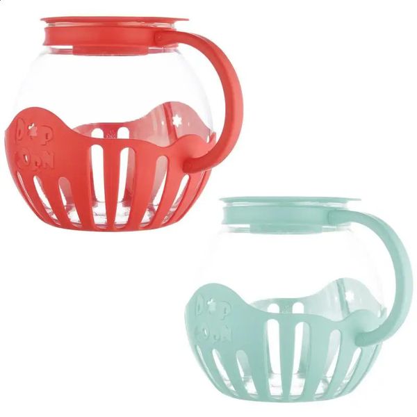 Popcorn Maker Microwave Snack Air Poppers 225 Quart Bowl Borosilicate Kitchen Accessories for Homemade 241223