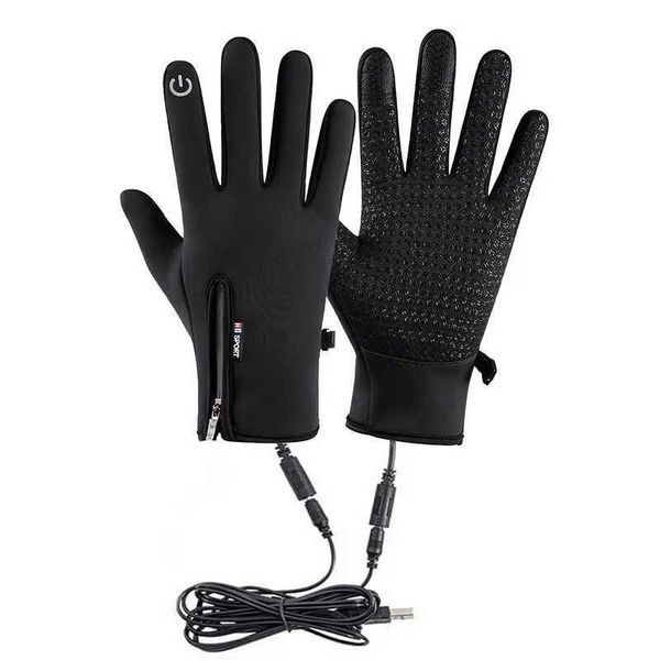 Ski Gloves Heating Cycling Gloves Comfortable Winter Ski Gloves Winter Thermal Gloves Snow Mittens Snowboard Gloves For Ski Riding Outdoor z
