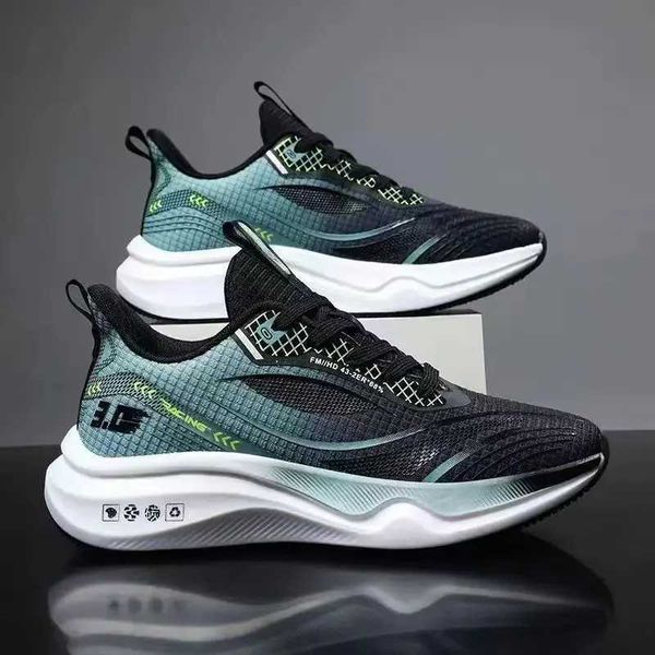 2024 New Mens Running Shoes Summer Outdoor Mesh Breathable Sneakers for Mens M Lightweight Shock Absorption Sports Shoes Z250117