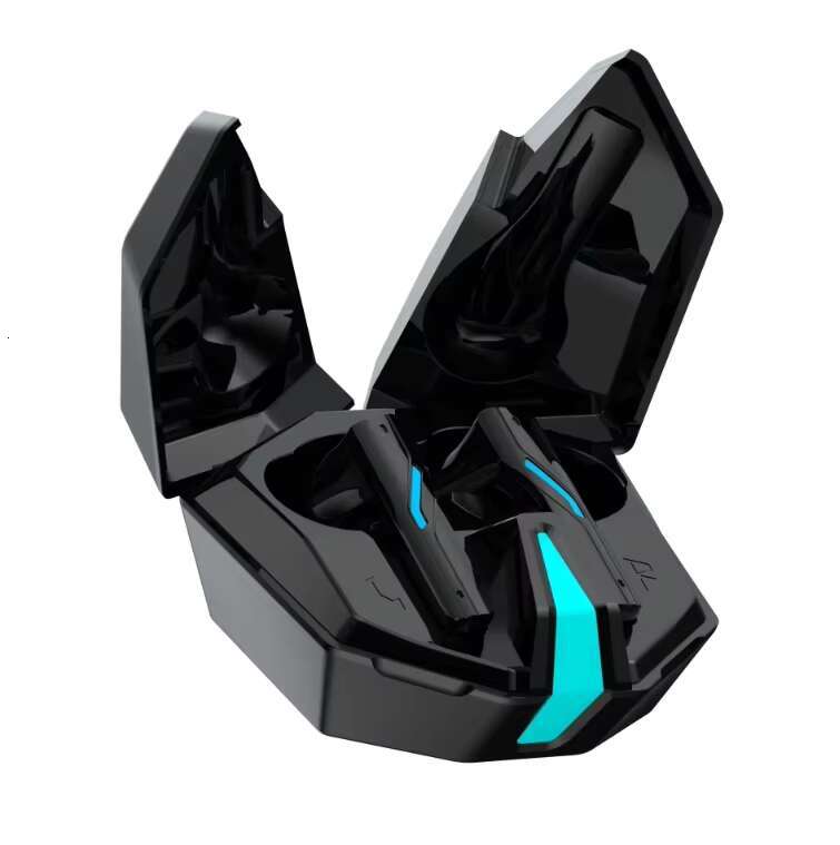 Cool Breath Light True Wireless Earbuds New Flying Wing In-Ear Headsets for Sports Low MOQ Black and White YW14