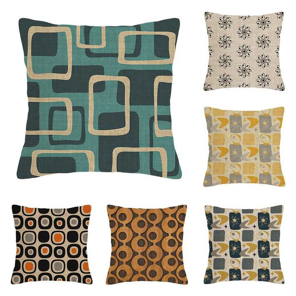 pillowcase Family living room modern decoration pad decorative cover 45 * 45 40x40cm 60x60cm 45x45cm abstract 50x50cm boho X2410181