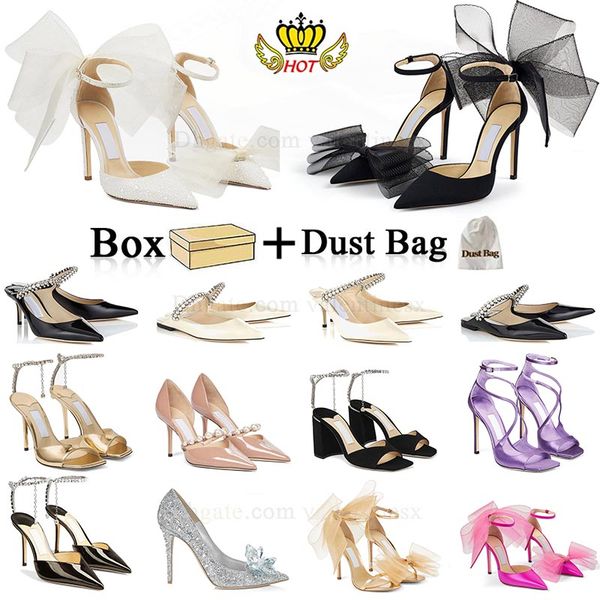 designer heels women kitten slingback high heel luxury dress shoes Jimny Choo Heels black white pink red loafers Jims loafer Chaussures pump