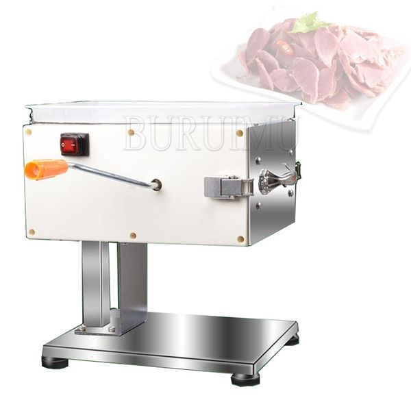 LEWIAO Electric Meat Slicer Stainless Steel Meat Cutter Grinder Machine Auto Kitchen Home Appliance Commercial
