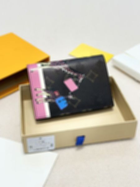 Multiple Card Holders Credit silk-screen Wallet Designers Men and Women Fashion Passport Cover ID Business Coin Pocket for Ladies Purse Case