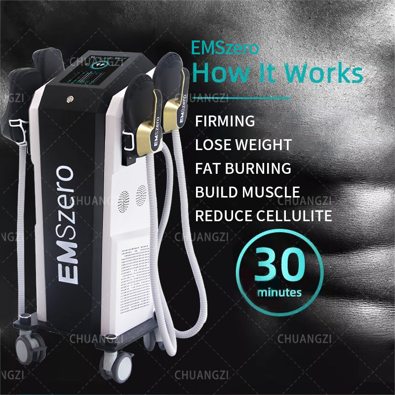 Professional beauty supply Fitness ems body shaping machine hiemt emslim emt 2 handles body sculpting machine EMSzero