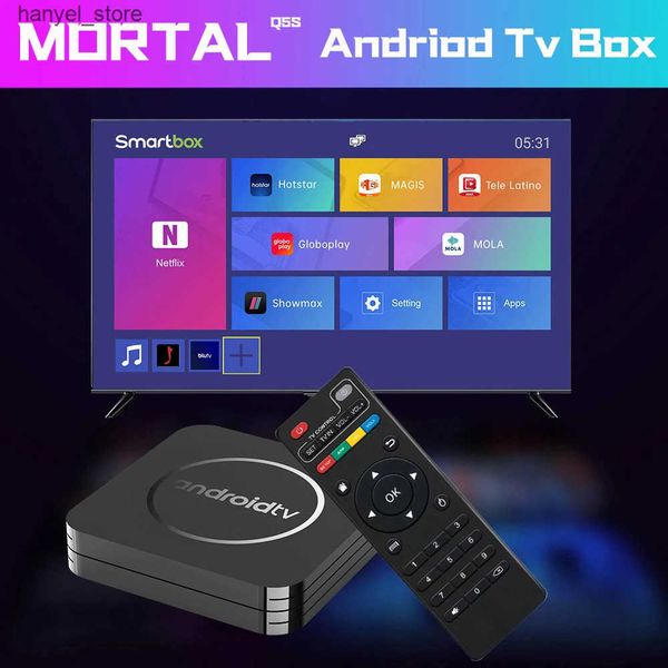 Set Top Box Android Home Theater Mortal Q5S Allwinner H3 Quad-core Streaming Media Player Smart TV Box 2GB16GB 4K HDR10 Mali-G31 L240910