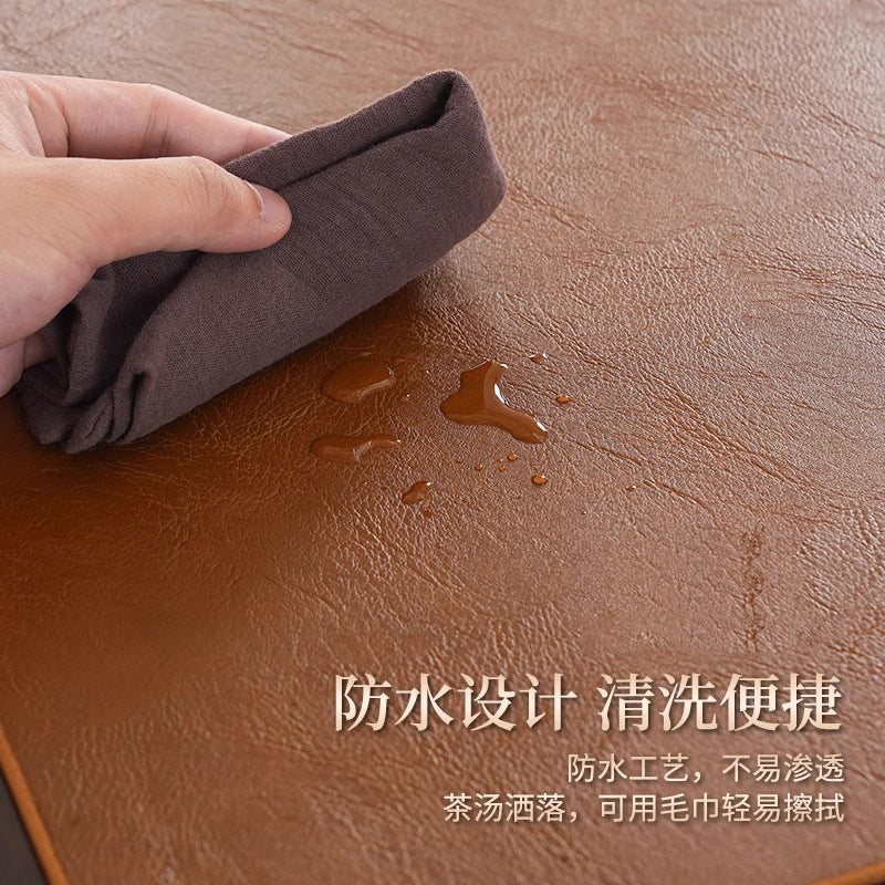 Leather sideboard table mats, tablecloths, TV cabinet mats, entryway shoe cabinet tabletop protectors Y9CE01