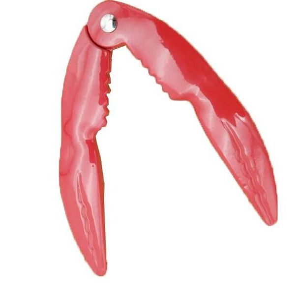 Red Seafood Crab Cracker Seafood Tool Lobster Cracker Seafood Pliers Lobster Clips Kitchen Gadgets New Arrivel LL