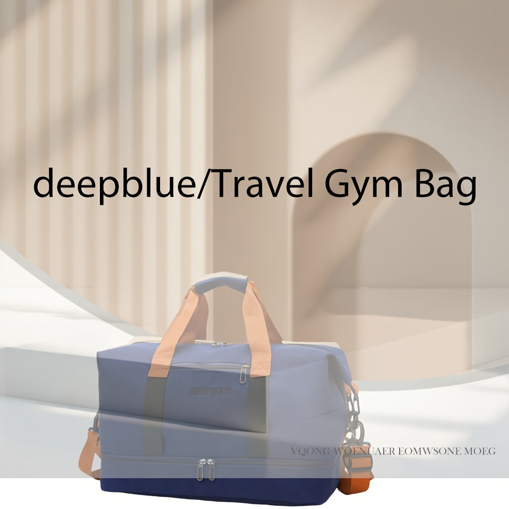 TEMU Travel Bag For Men, Handbag, Large-capacity Canvas Bag For Short Trips, Luggage Bag For Women, Lightweight For Sports, Swimming And Fitness.