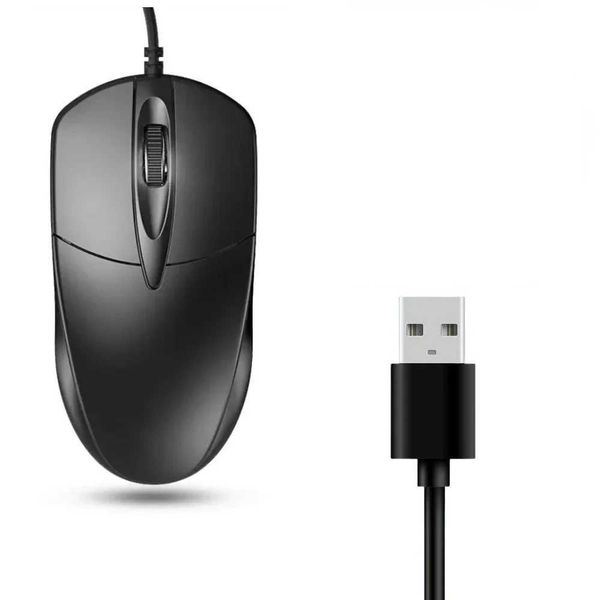 Mice USB Fiber Optic Mouse Laptop Home Office Anti Slip Rolling 3D 1200DPI Gaming PC Desktop Mauser Computer Accessories CL241231